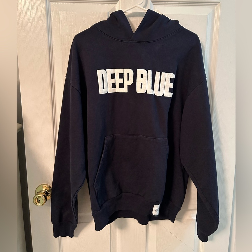 Deep Blue Navy Hoodie